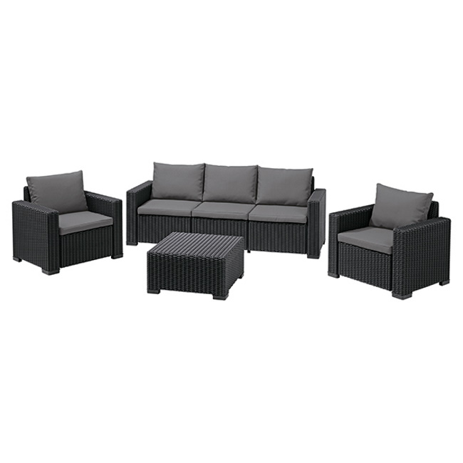 Baštenski set California 3 seater, grafit CU 253326-1